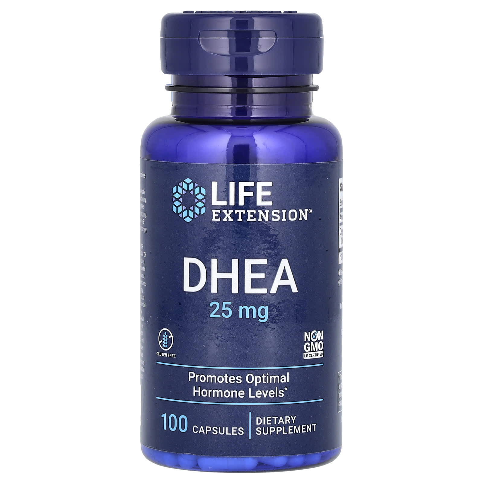 Life Extension, DHEA，25毫克，100粒膠囊