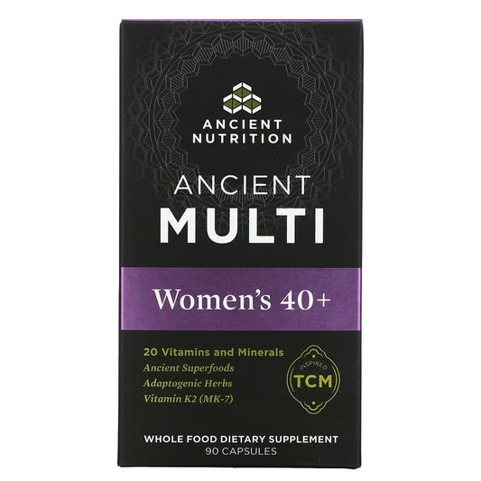 免費送 Dr. Axe / Ancient Nutrition, Ancient Multi，適合 40 歲以上女性，90 粒膠囊