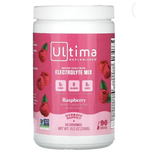 Ultima Replenisher, 電解質混合飲品，樹莓味，10.2 盎司（288 克）
