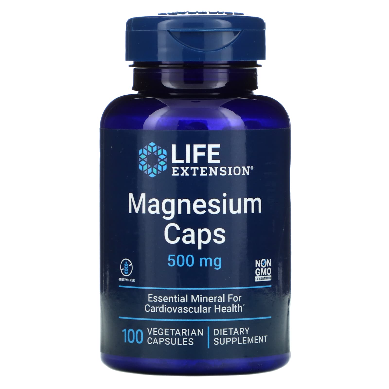 Life Extension, Magnesium Caps, 500 mg, 100 Vegetarian Capsules