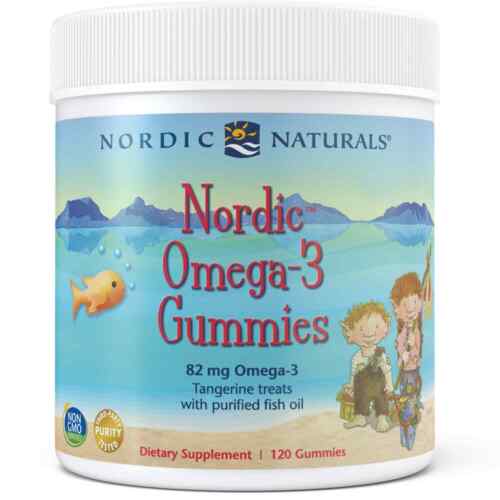 Nordic Naturals, Nordic Omega-3 軟糖，橘子味，41 毫克，120 粒軟糖