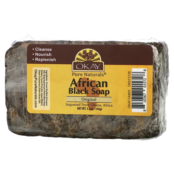 *FREE* Okay Pure Naturals, African Black Bar Soap, Original, 5.5 oz (156 g)