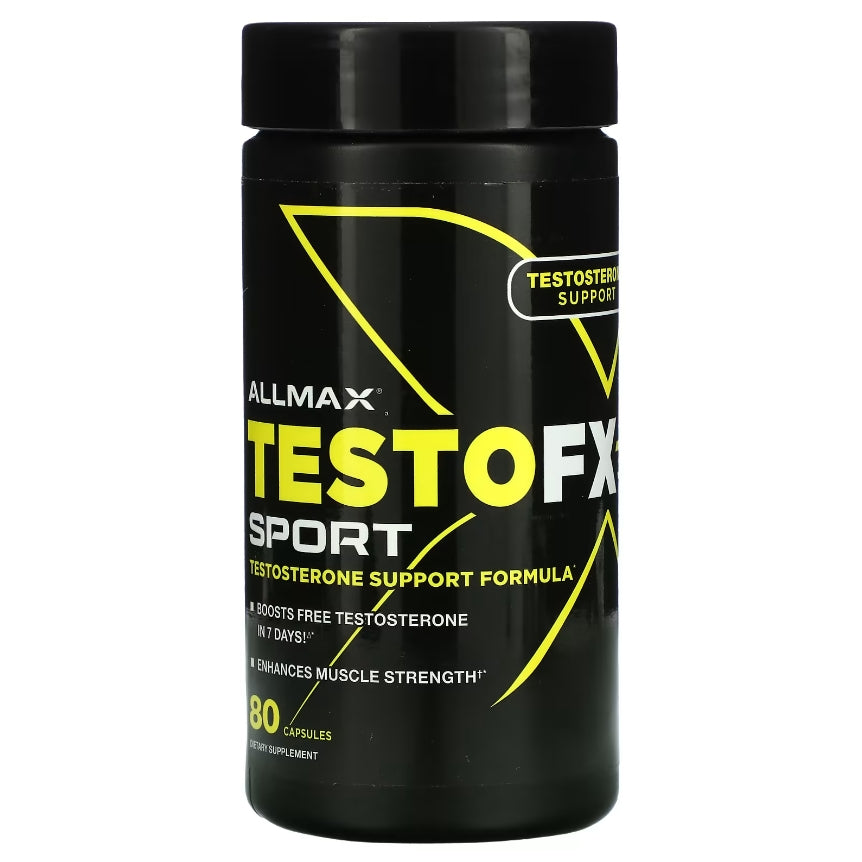 ALLMAX, TestoFX Sport 睪固酮幫助配方，80粒膠囊