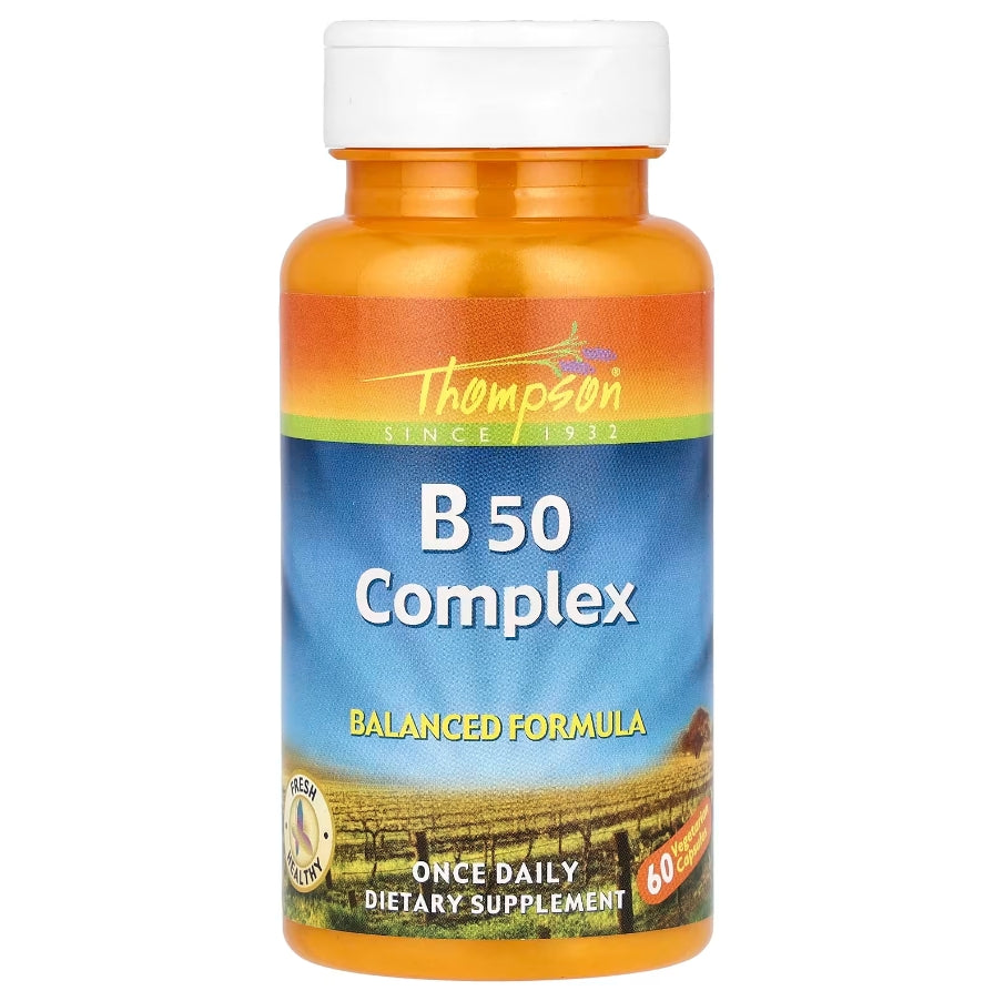 Thompson, B 50 Complex, 60 Vegetarian Capsules