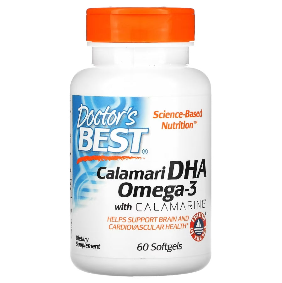 Doctor's Best, Squid DHA Omega-3 Soft Beef with Calamarine®, 60 Tablets