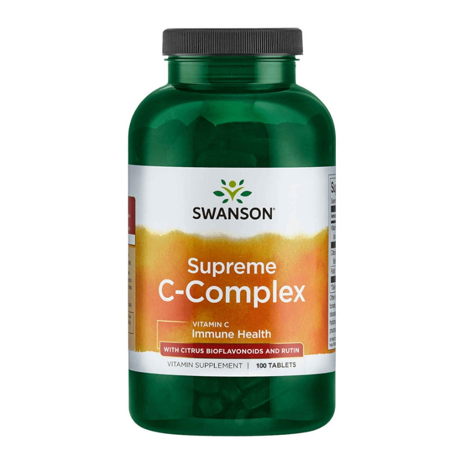 FREE Swanson Supreme C Complex, 100 Tablets, 500 Mg of Vitamin C, Potent Antioxidant Protection