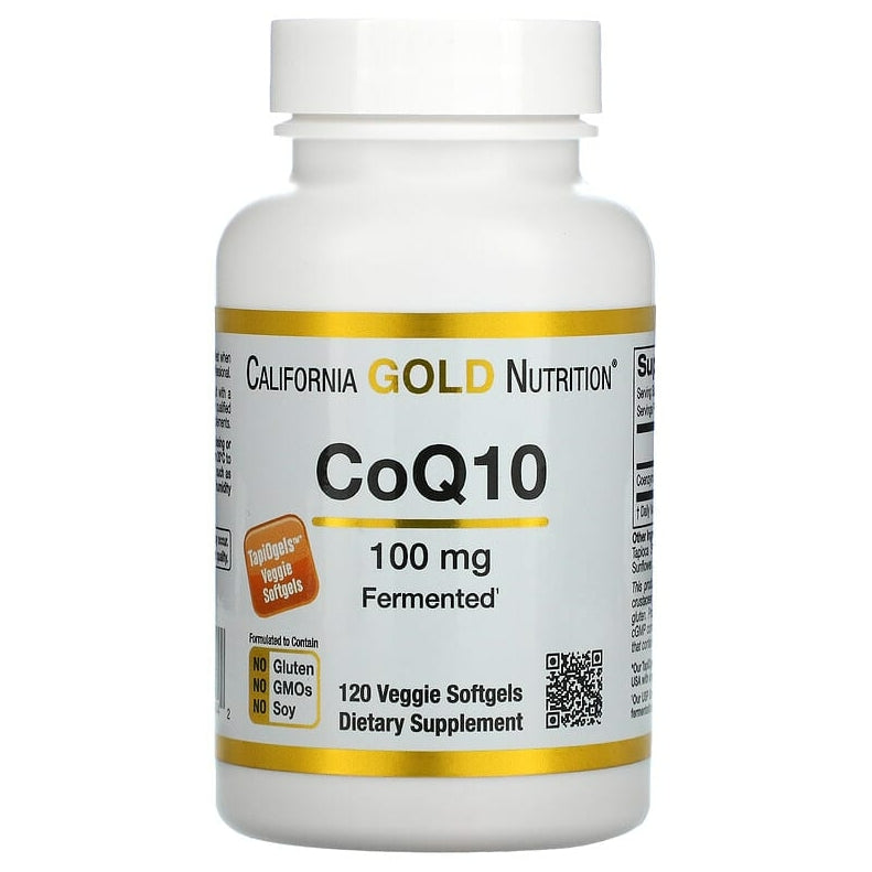 California Gold Nutrition, 輔酶 Q10，100 毫克，120 粒素食軟膠囊