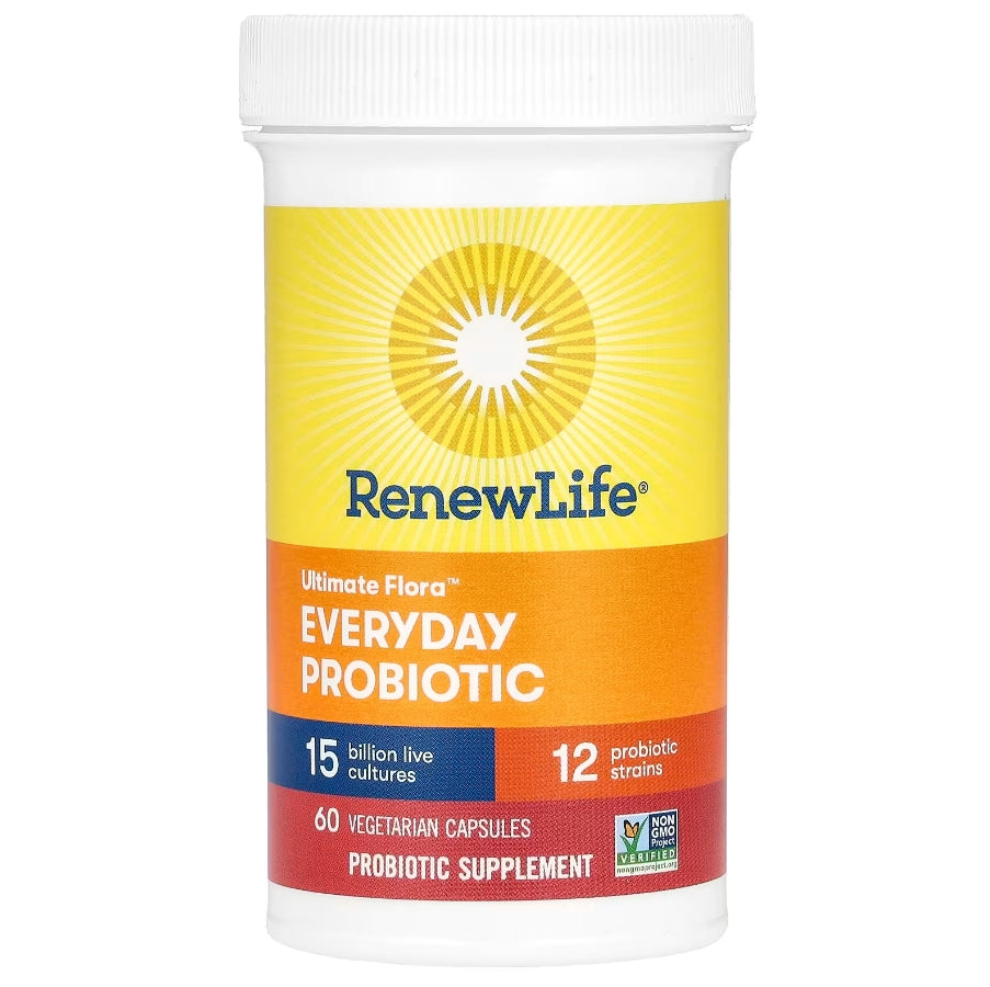 Renew Life, Ultimate Flora™，日常益生菌，150 億活菌，60 粒素食膠囊