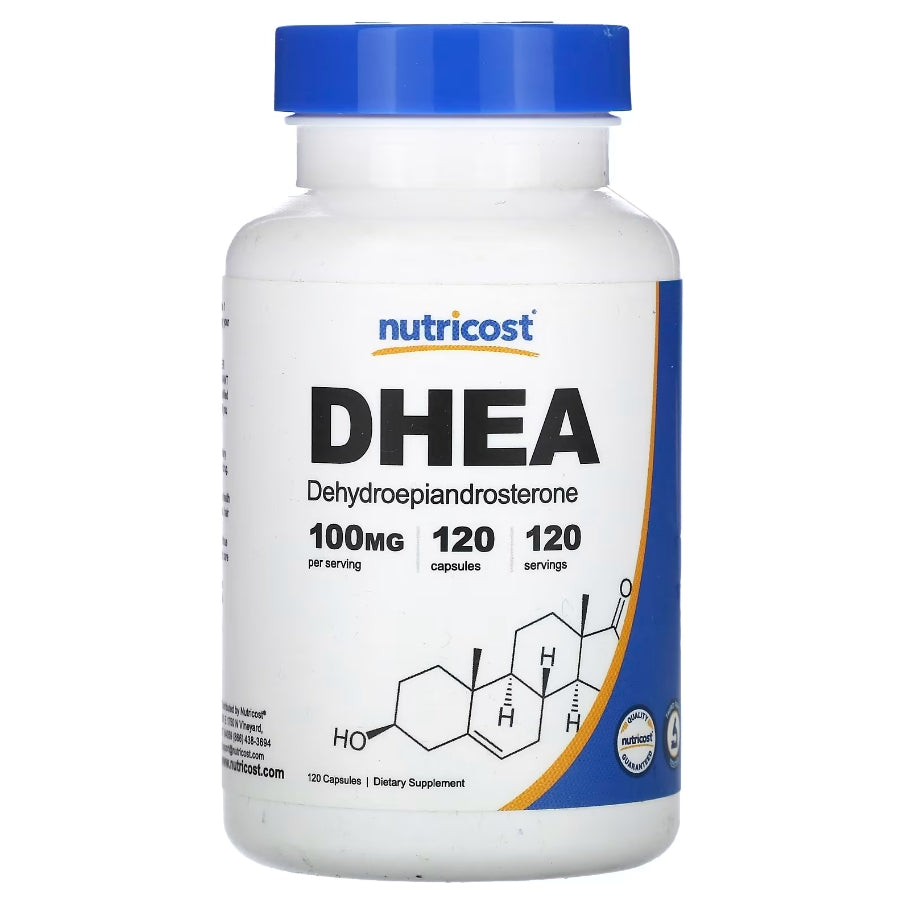 Nutricost，DHEA，100 毫克，120 粒膠囊