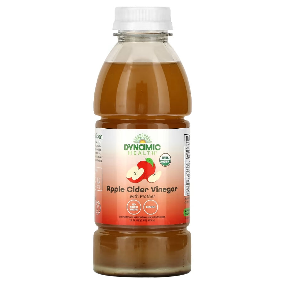 Dynamic Health, Apple Cider Vinegar with Mother, 16 fl oz (473 ml)