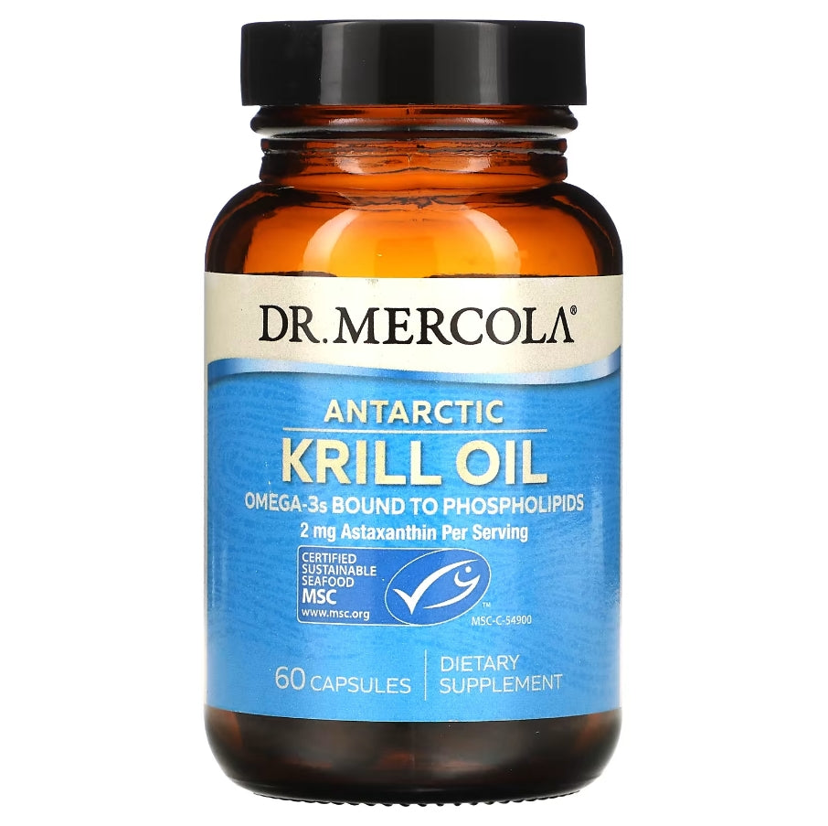 Dr. Mercola, Antarctic Krill Oil, 60 Capsules