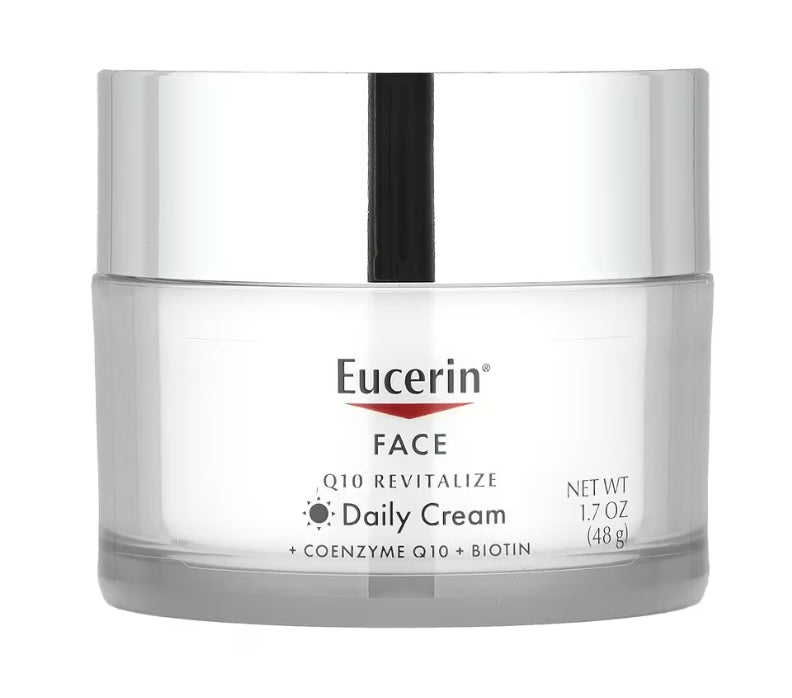 Eucerin, Q10 煥活日霜，面部，無香，1.7 盎司（48 克）