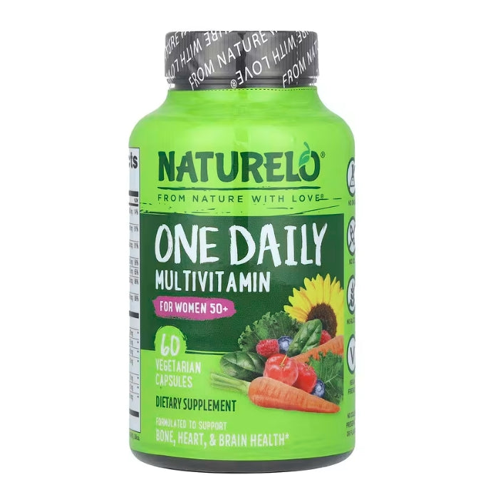 NATURELO, One Daily Multivitamin For Women 50+, 60 Vegetarian Capsules