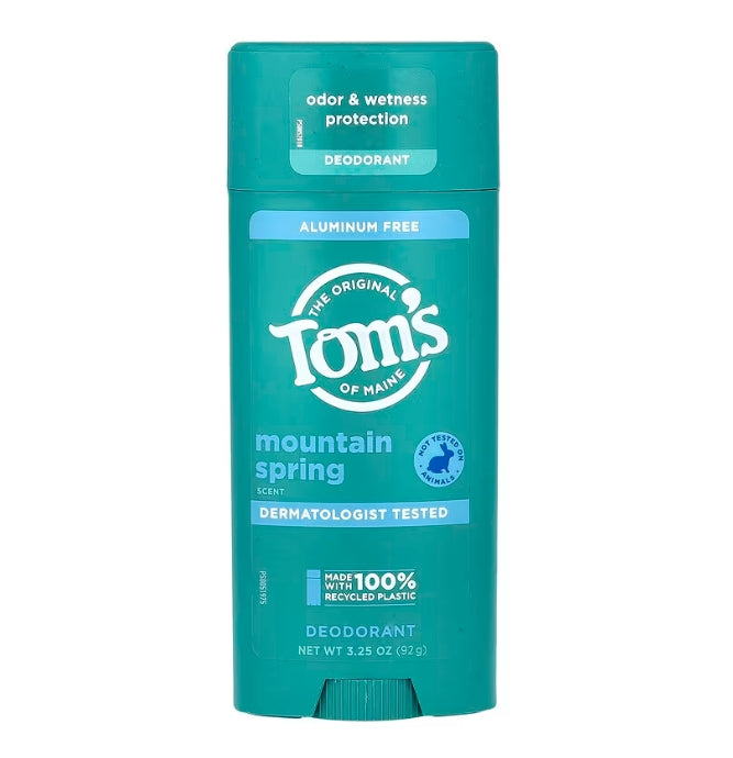 Tom's of Maine, Aluminum Free Deodorant, Mountain Spring, 3.25 oz (92 g)