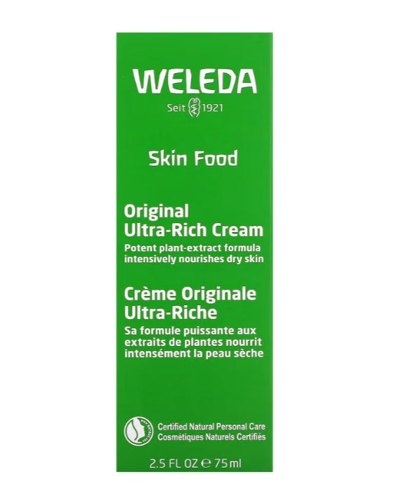 Weleda, Skin Food, Original Ultra-Rich Cream, 2.5 fl oz (75 ml)