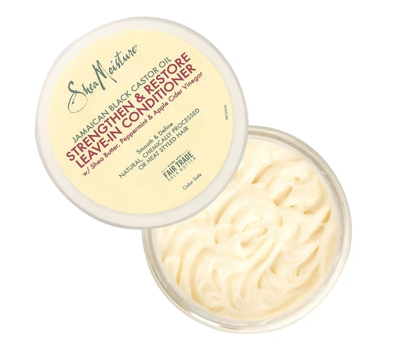 SheaMoisture, Jamaican Black Castor Oil, Strengthen & Restore Leave-In Conditioner, 11.5 fl oz (340 ml)