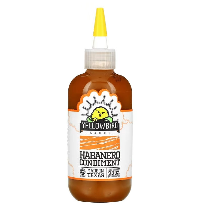 FREE Yellowbird Sauce, Habanero Condiment, 9.8 oz (278 g)