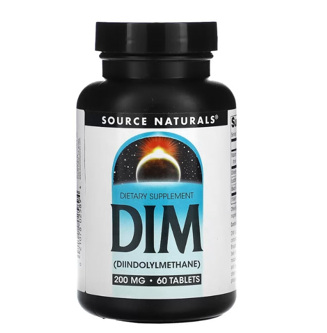 Source Naturals, DIM, 200 mg, 60 Tablets