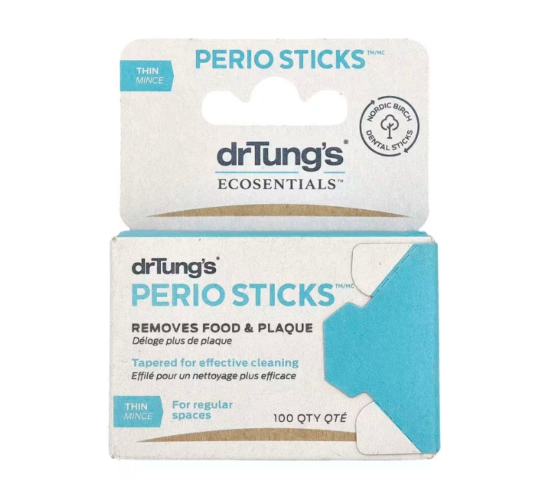 Dr. Tung's, Perio Sticks™, Thin, 100 Sticks