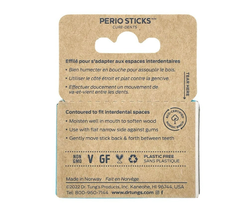 Dr. Tung's, Perio Sticks™, Thin, 100 Sticks