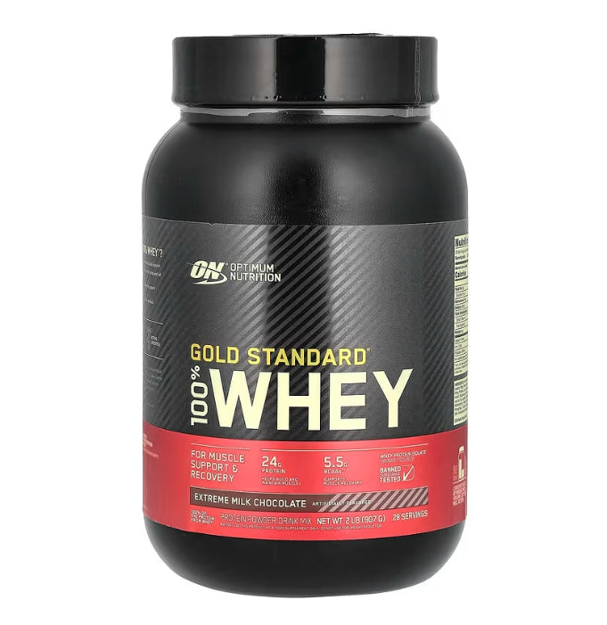 Optimum Nutrition, Gold Standard® 100% Whey, Extreme Milk Chocolate, 2 lb (907 g)