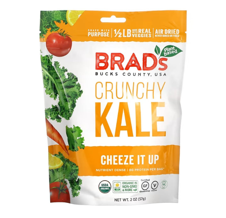 FREE Brad's Plant Based, Crunchy Kale, Cheeze It Up, 2 oz (57 g)