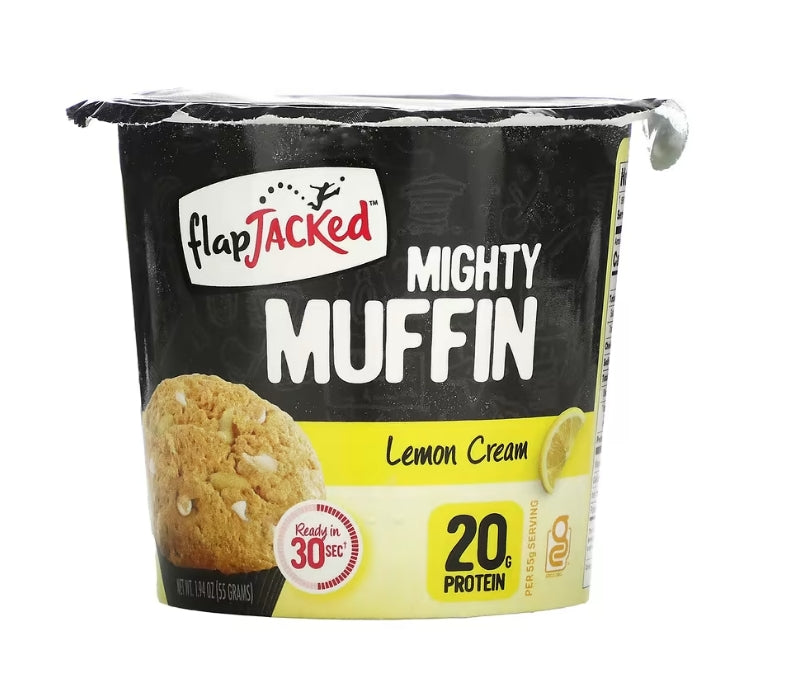 FREE FlapJacked, Mighty Muffin, Lemon Cream, 1.94 oz (55 g)