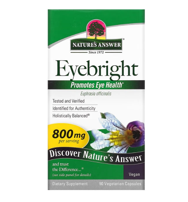 Nature's Answer, Eyebright, 800 mg, 90 Vegetarian Capsules (400 mg per Capsule)