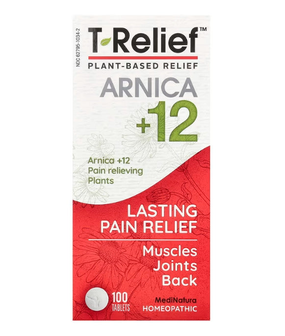 MediNatura, T-Relief™, Arnica +12, 100 Tablets