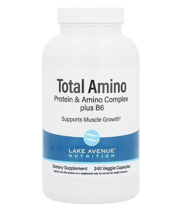 Lake Avenue Nutrition, Total Amino, 240 Veggie Capsules