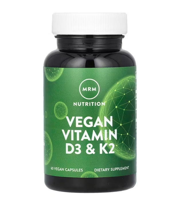 MRM Nutrition, Vegan Vitamin D3 & K2, 60 Vegan Capsules