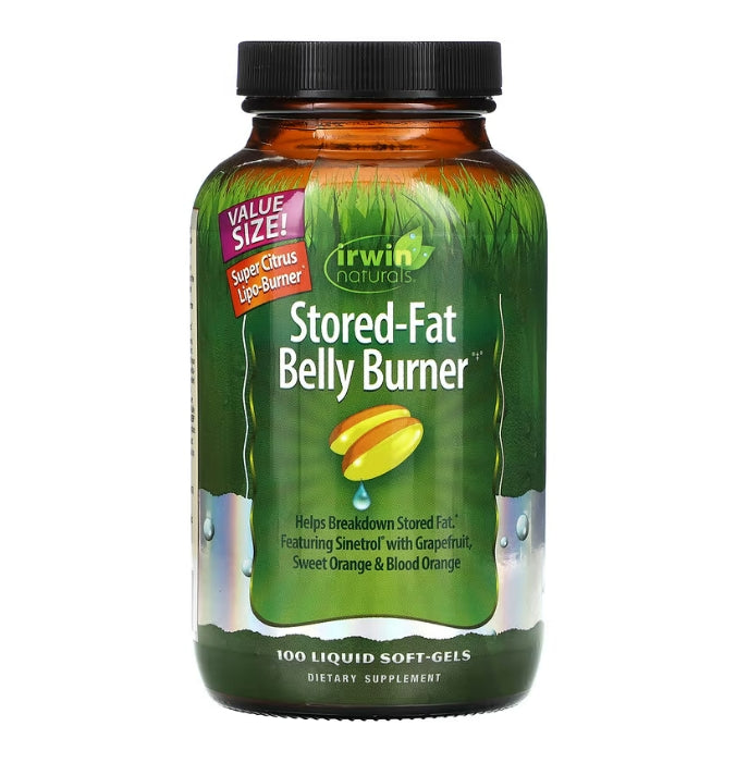 Irwin Naturals, Stored-Fat Belly Burner, 100 Liquid Soft-Gels