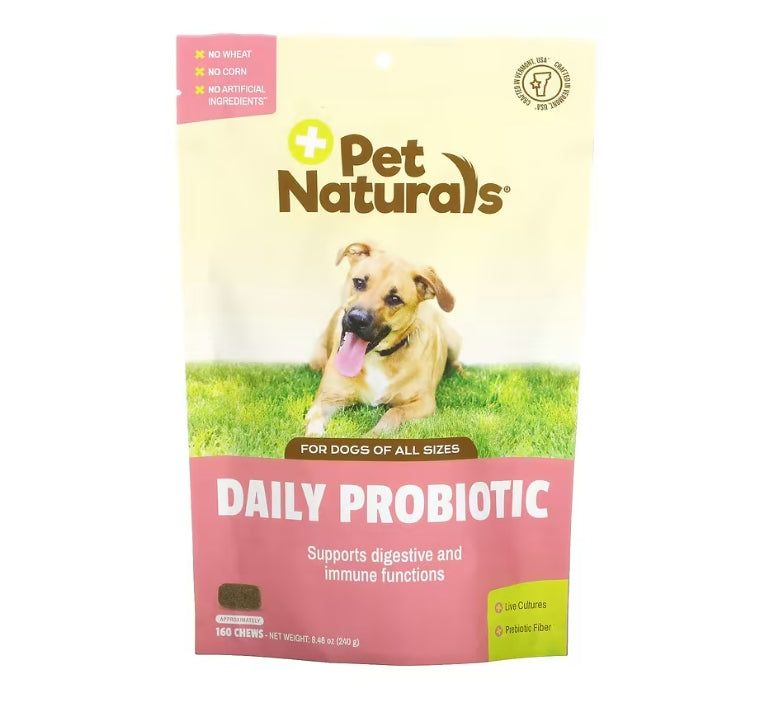 Pet Naturals, Daily Probiotic, For Dogs , 160 Chews, 8.46 oz (240 g)