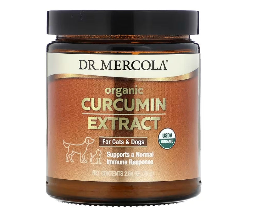 Dr. Mercola, Organic Curcumin Extract, For Cats & Dogs, 2.64 oz (75 g)