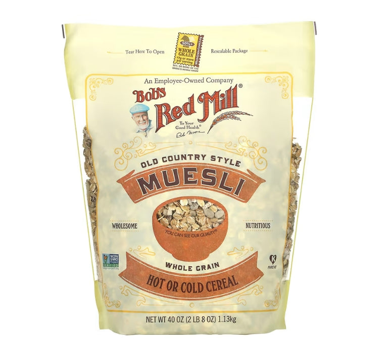 Bob's Red Mill, Muesli, Old Country Style, Whole Grain, 40 oz (1.13 kg)