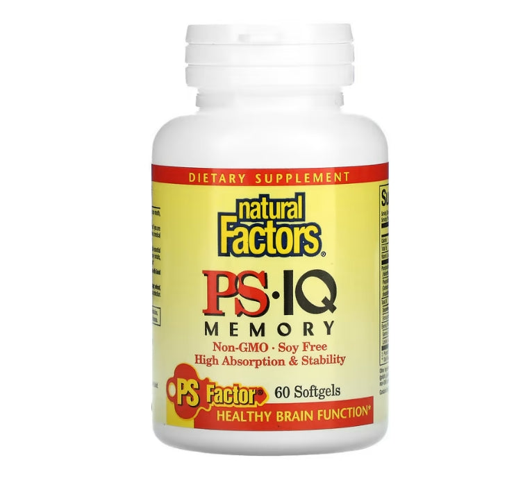 FREE Natural Factors, PS - IQ Memory, 60 Softgels