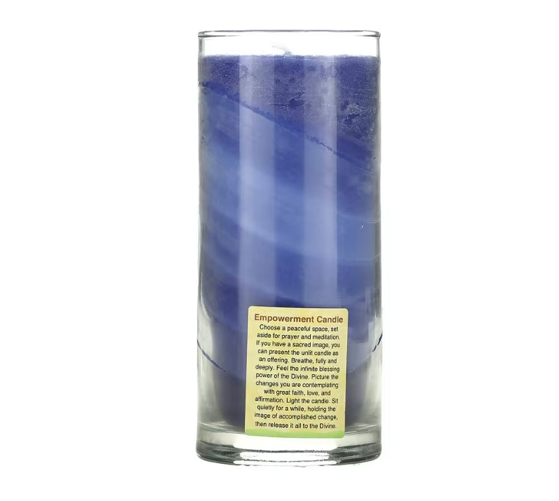 Aloha Bay, Chakra Energy Candle, Abundance, Indigo, 11 oz