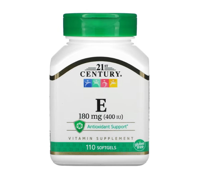 21st Century, Vitamin E, 180 mg (400 IU), 110 Softgels