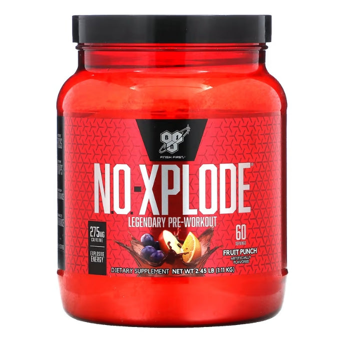 BSN, N.O.-Xplode, Legendary Pre-Workout, Fruit Punch, 2.45 lbs (1.11 kg)