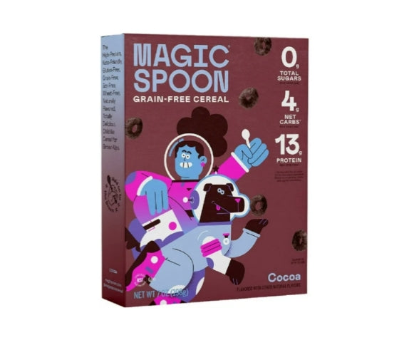 免費送 Magic Spoon無穀物穀物，可可早餐麥片