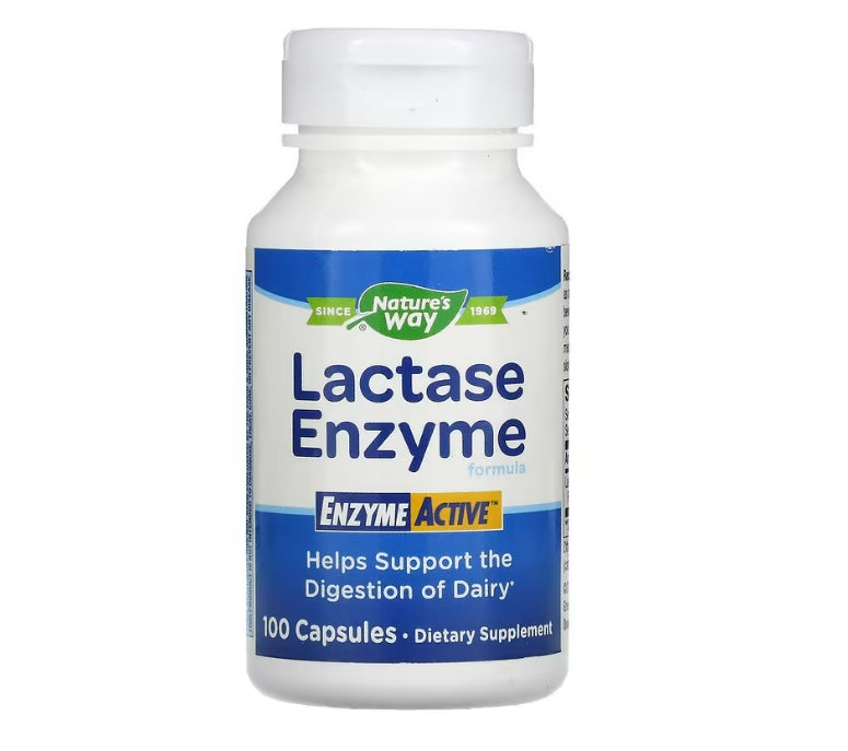 Nature's Way, Lactase Enzyme Formula, 100 Capsules