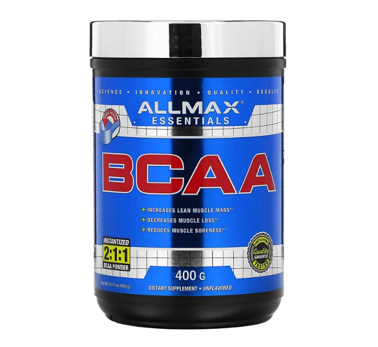 ALLMAX, Essentials，支鏈氨基酸，原味，14.11 盎司（400 克）