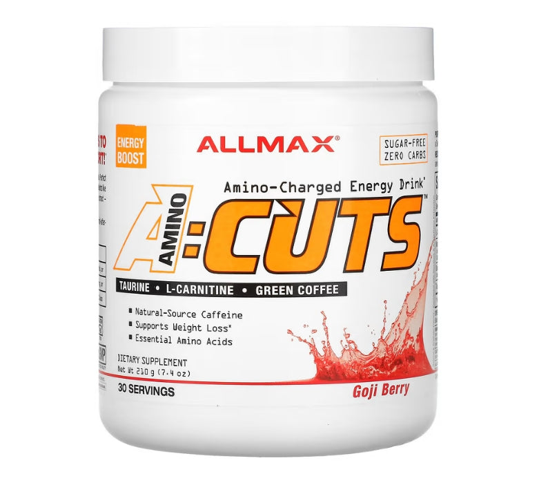 ALLMAX, ACUTS，氨基酸能量飲品，枸杞漿果，7.4 盎司（210 克）