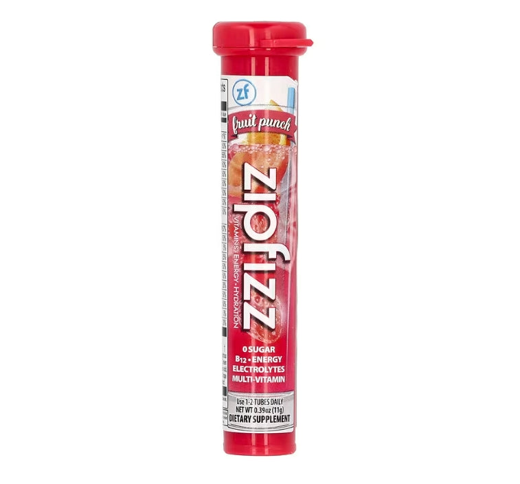 Zipfizz, 能量混合飲品，混合水果味，20 管，每管 0.39 盎司（11 克）