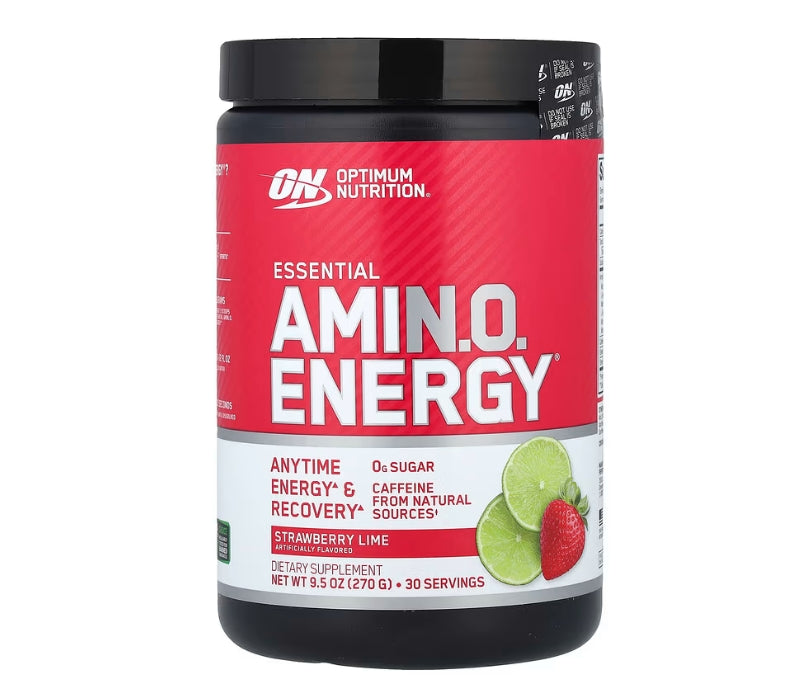 Optimum Nutrition, Essential Amin.O.能量，草莓酸橙味，9.5 盎司（270 克）