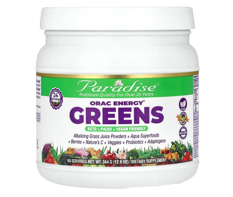 Paradise Herbs, ORAC Energy Greens 系列，12.8 盎司（364 克）