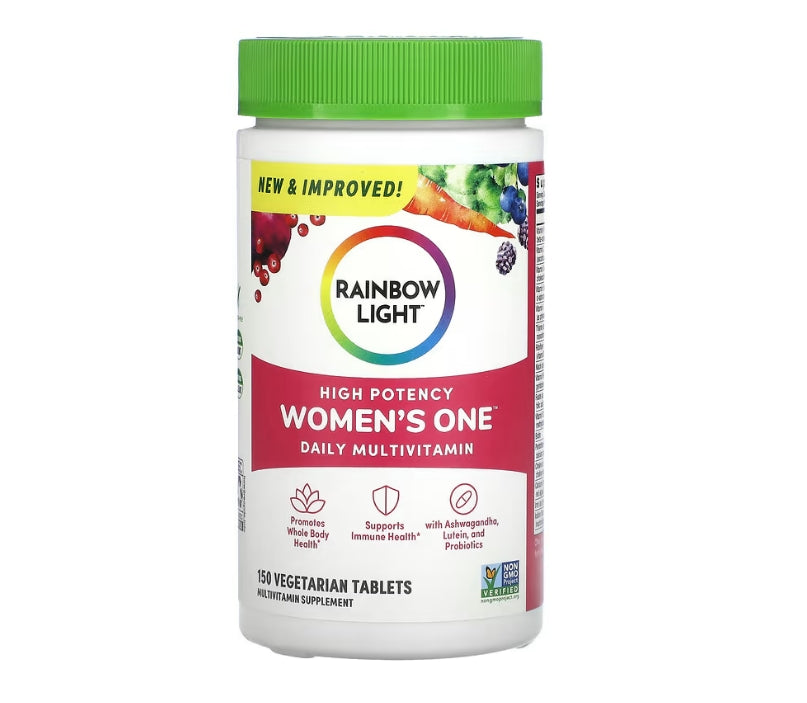 Rainbow Light, Women's One 女性每日複合維生素，150 粒素食片