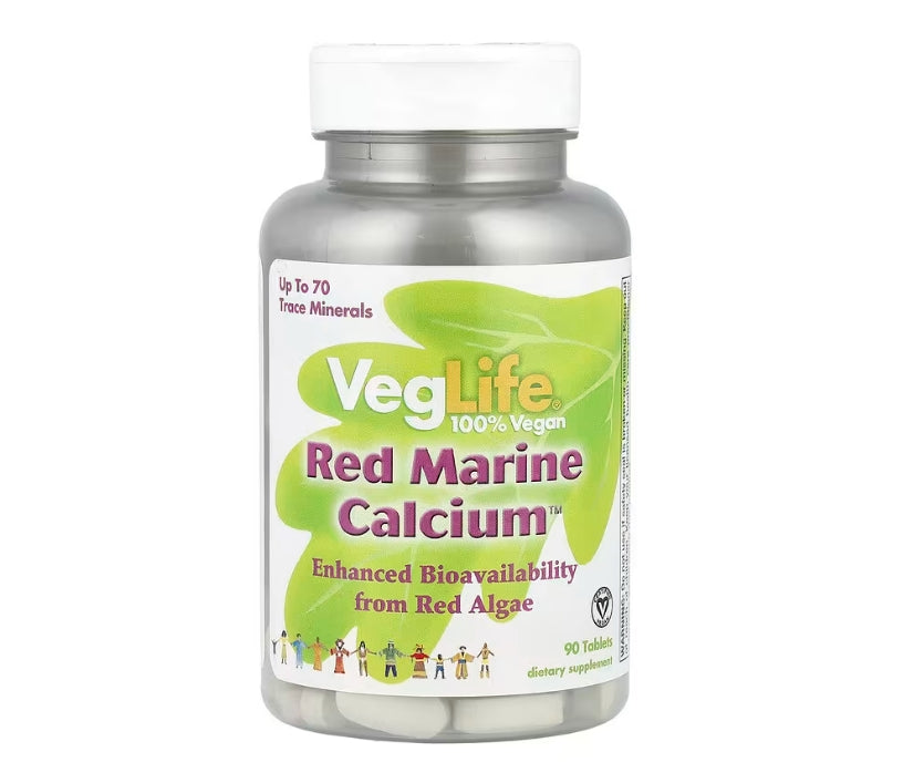 VegLife, Red Marine Calcium™，90 片