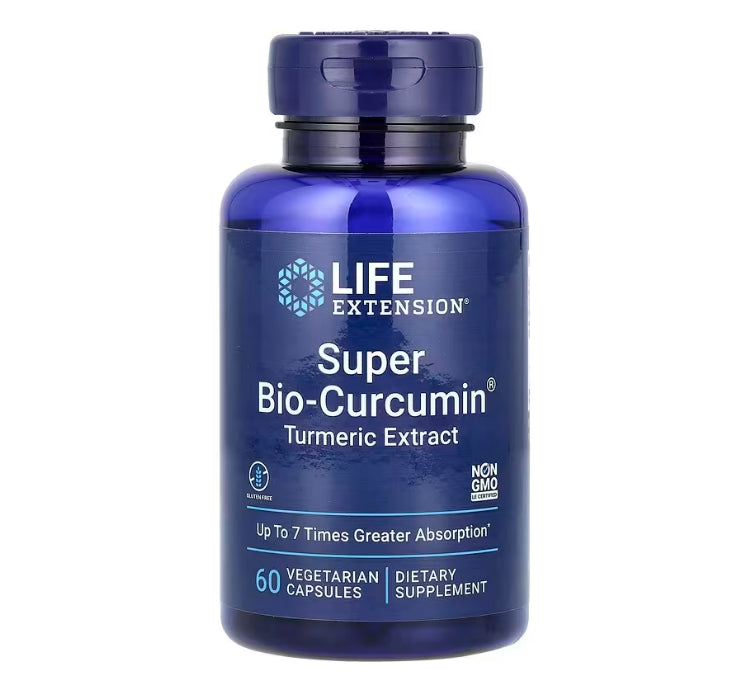 Life Extension, Super Bio-Curcumin, Turmeric Extract, 60 Vegetarian Capsules