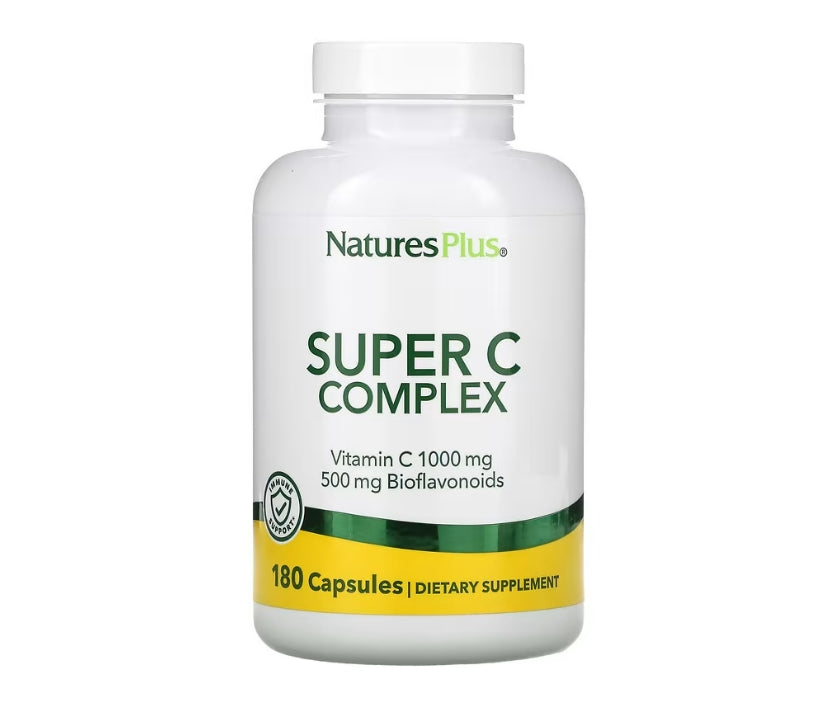 NaturesPlus, Super C Complex, 180 Capsules